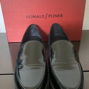 Donald J. Pliner Elen Cici black leather slip on loafers Women’s US 8 N NEW NWT